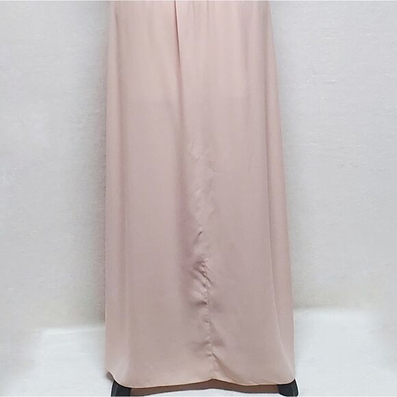 SHOW Me Your Mumu Heather Halter Dusty Blush Pink Halter Formal Maxi Dress XS - Picture 9 of 12